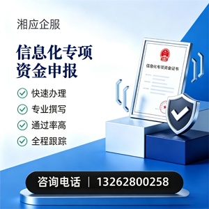 哈尔滨信息化专项资金申报服务