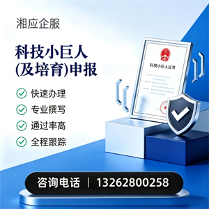 哈尔滨科技小巨人及培育企业申报服务